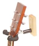 On Stage GS7730 Wooden Wall Guitar Hanger Front View